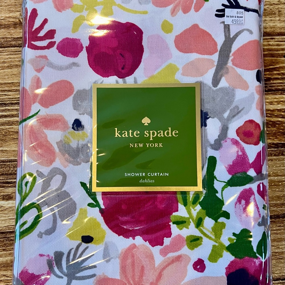 NIP Kate Spade Floral Shower Curtain